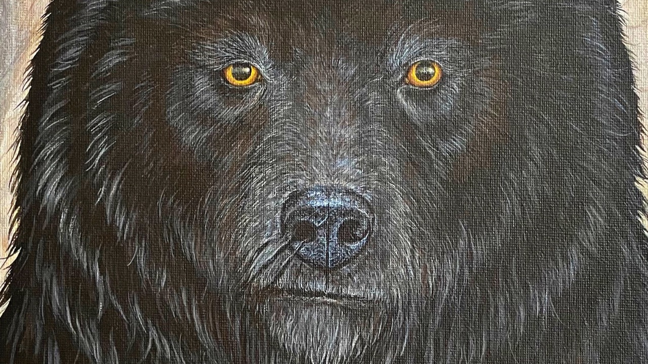 Heraldic Bestiary - Bear painting by Barbara Deuerlein